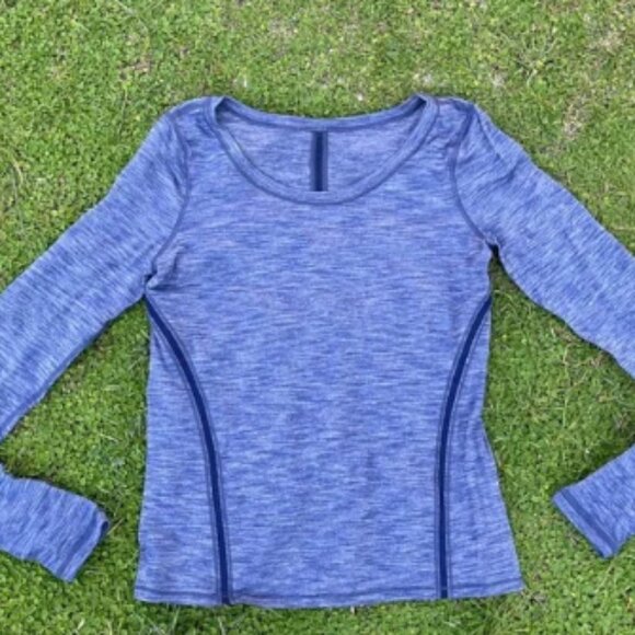 Lululemon Long Sleeve Scoop Neck shirt activewear - Picture 1 of 6